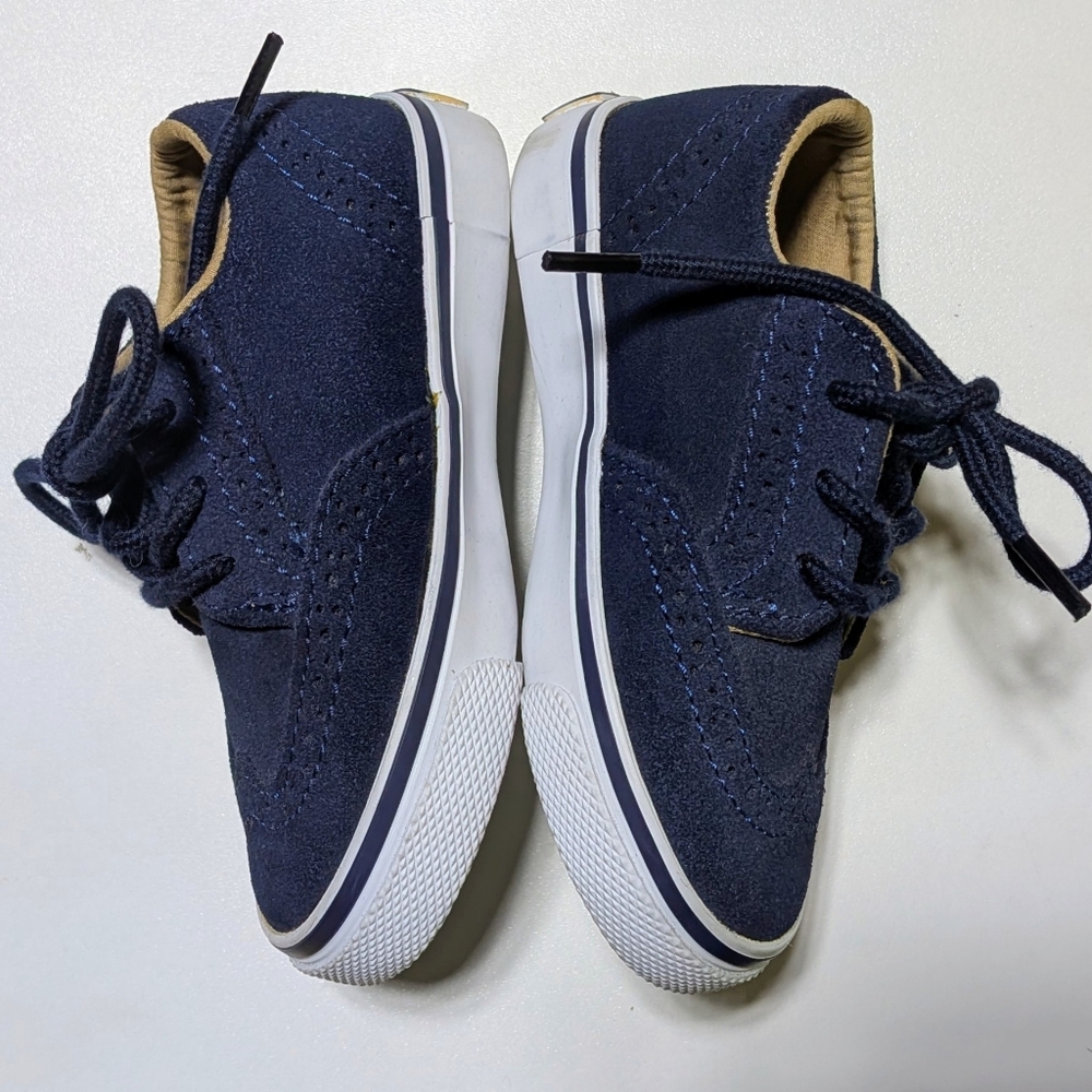 Janie & Jack Suede Wingtip Sneaker - Picture 3 of 9